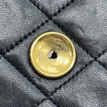 Load image into Gallery viewer, CHANEL Matelasse Push Lock ChainShoulder Bag Black Lambskin
