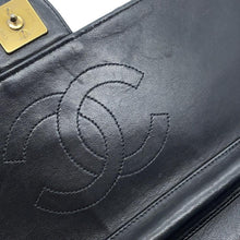 Load image into Gallery viewer, CHANEL Matelasse Push Lock ChainShoulder Bag Black Lambskin
