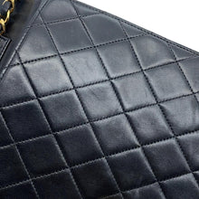 Load image into Gallery viewer, CHANEL Matelasse Push Lock ChainShoulder Bag Black Lambskin
