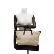 将图像加载到图库查看器中，CHANEL Gabriel 2WAY Chain Shoulder Bag Beige/Black Leather
