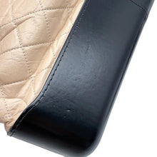 将图像加载到图库查看器中，CHANEL Gabriel 2WAY Chain Shoulder Bag Beige/Black Leather
