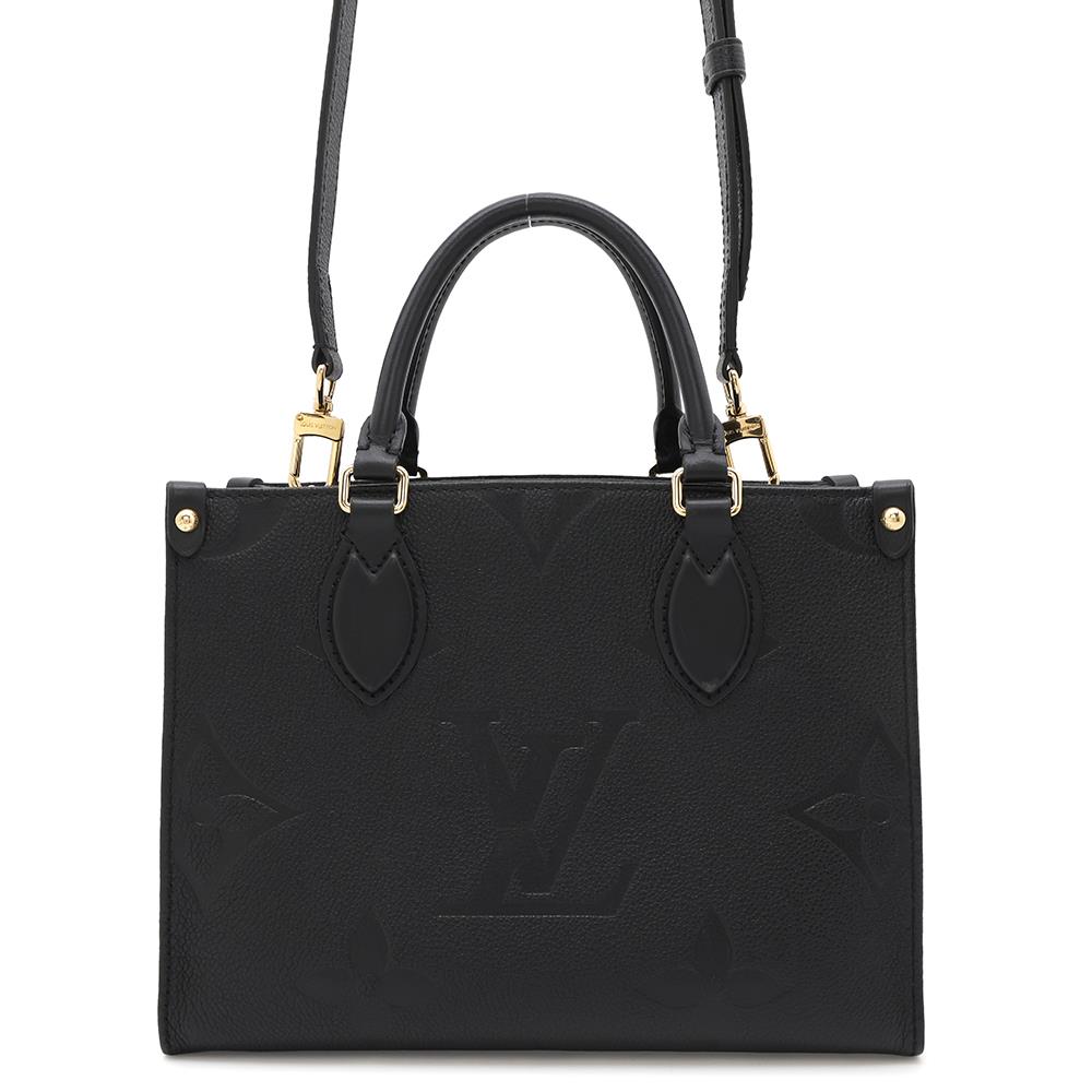 LOUIS VUITTON Onthego NoirM45653 Monogram Empreinte Leather Size PM