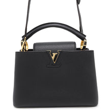 将图像加载到图库查看器中，LOUIS VUITTON Capucines NoirM94755 Taurillon Leather Size BB
