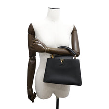 将图像加载到图库查看器中，LOUIS VUITTON Capucines NoirM94755 Taurillon Leather Size BB
