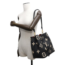 Load image into Gallery viewer, LOUIS VUITTON Neonoe Noir/BeigeM45497 Bicolor Monogram Empreinte Leather Size MM
