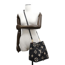 Load image into Gallery viewer, LOUIS VUITTON Neonoe Noir/BeigeM45497 Bicolor Monogram Empreinte Leather Size MM
