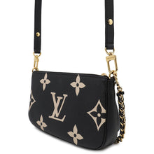 Load image into Gallery viewer, LOUIS VUITTON Multi Pochette Accessoires Black/CreamM45777 Monogram Empreinte Leather
