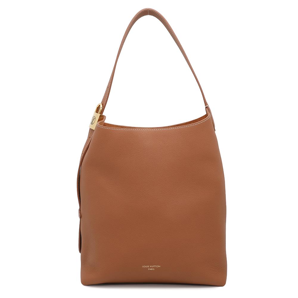 LOUIS VUITTON Lowkey Hobo CognacM24974 Grained Calf Leather Size MM