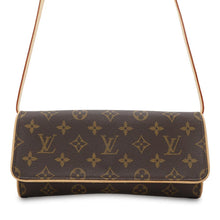 将图像加载到图库查看器中，LOUIS VUITTON Pochette Twin BeigeM51852 Monogram Size GM
