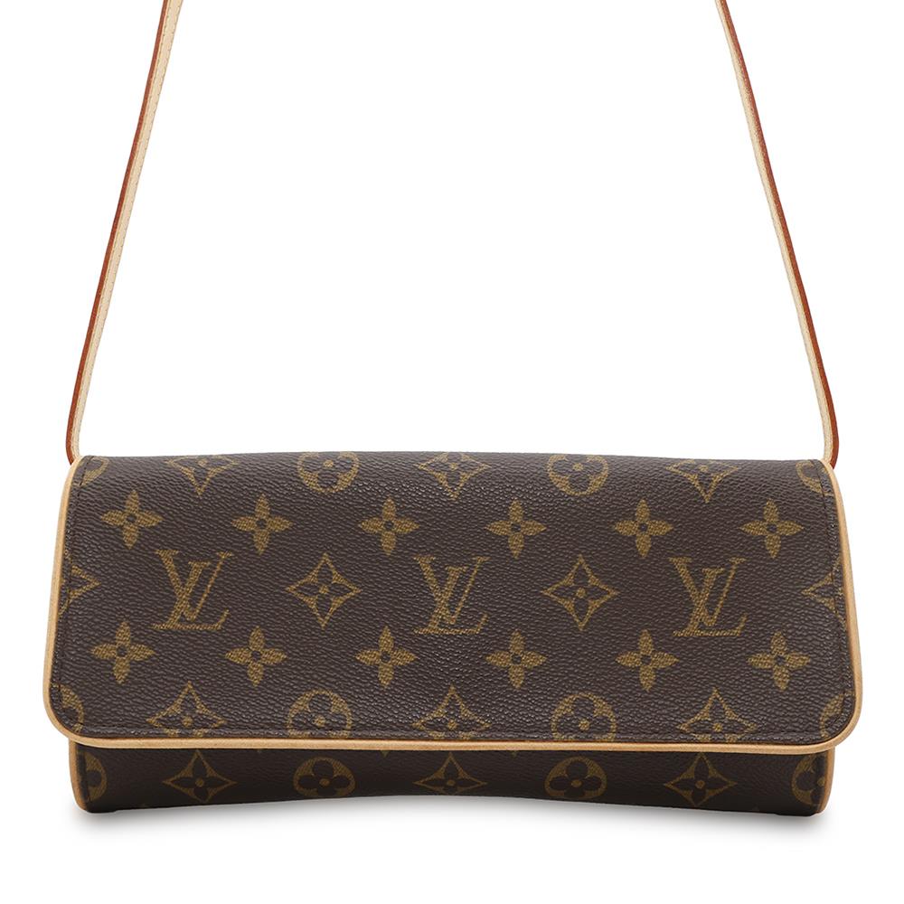 LOUIS VUITTON Pochette Twin BeigeM51852 Monogram Size GM