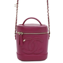 Load image into Gallery viewer, CHANEL CC Logo Vanity ChainShoulder Bag PurpleAS0323 Lambskin
