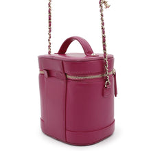 Load image into Gallery viewer, CHANEL CC Logo Vanity ChainShoulder Bag PurpleAS0323 Lambskin
