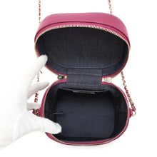 Load image into Gallery viewer, CHANEL CC Logo Vanity ChainShoulder Bag PurpleAS0323 Lambskin
