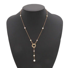 将图像加载到图库查看器中，CARTIER Trinity Circles Ving Necklace K18PG K18WG K18YG
