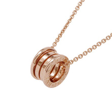 将图像加载到图库查看器中，BVLGARI Be Zero One Necklace335924 18K Pink Gold
