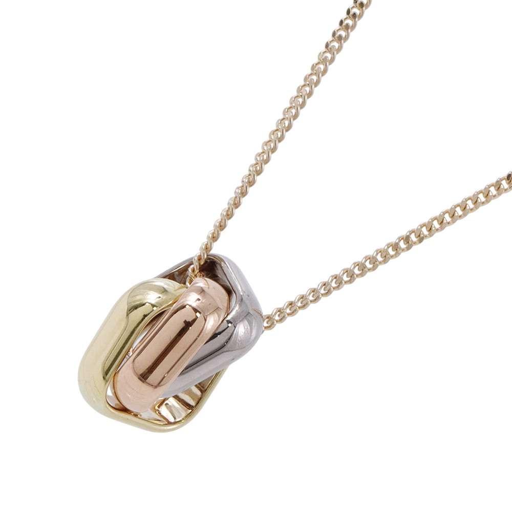 CARTIER Trinity CushionNecklaceB7224955 K18YG K18PG K18WG