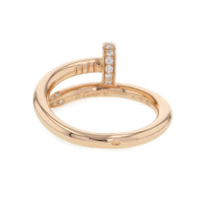 将图像加载到图库查看器中，CARTIER ★Juste un Clou Ring Size 57/#17B4094800 18K Pink Gold
