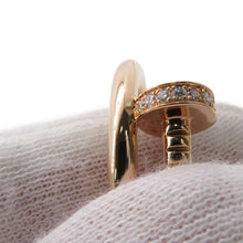 将图像加载到图库查看器中，CARTIER ★Juste un Clou Ring Size 57/#17B4094800 18K Pink Gold
