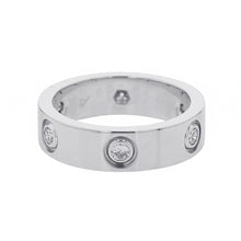 Load image into Gallery viewer, CARTIER Love Ring full diamond Size 53/#13B4026000 18K White Gold
