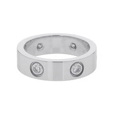 Load image into Gallery viewer, CARTIER Love Ring full diamond Size 53/#13B4026000 18K White Gold
