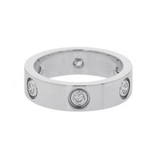 Load image into Gallery viewer, CARTIER Love Ring full diamond Size 53/#13B4026000 18K White Gold
