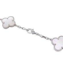 将图像加载到图库查看器中，Van Cleef &amp; Arpels Vintage Alhambra long necklace 20 motifsVCARF48800 18K White Gold
