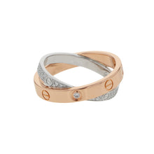 将图像加载到图库查看器中，CARTIER Bee Love Ring Size 52/#12B4094600 K18PG K18WG
