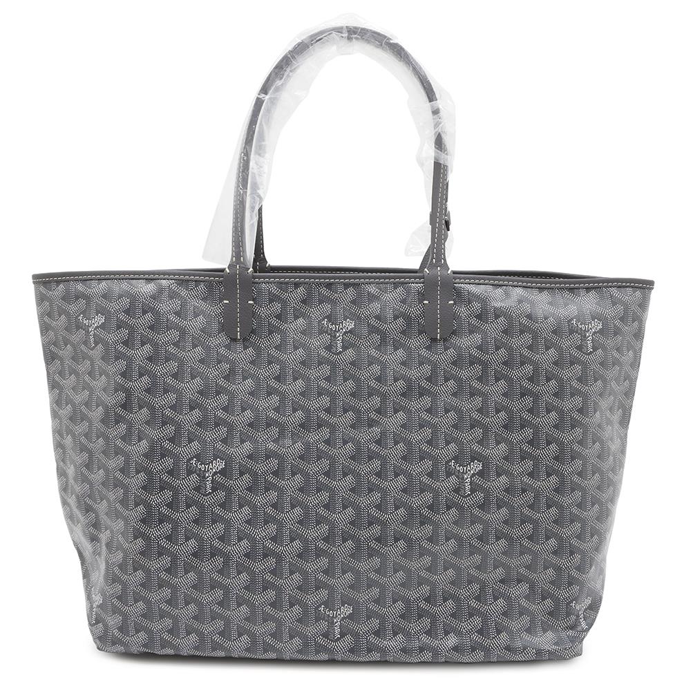 GOYARD Saint Louis GraySTLOUIPMLTY51CL51P PVC Coated Canvas Leather Size PM