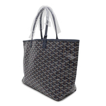 Load image into Gallery viewer, GOYARD Saint Louis Navy BlueSTLOUIPMLTY12CL12P PVC Coated Canvas Leather Size PM
