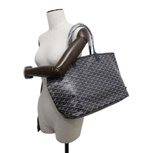 Load image into Gallery viewer, GOYARD Saint Louis Navy BlueSTLOUIPMLTY12CL12P PVC Coated Canvas Leather Size PM
