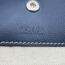 Load image into Gallery viewer, GOYARD Saint Louis Navy BlueSTLOUIPMLTY12CL12P PVC Coated Canvas Leather Size PM
