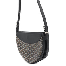 将图像加载到图库查看器中，GOYARD Hirondelle BlackHIRONDPMLTY01CL01P PVC Coated Canvas Leather
