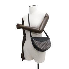 将图像加载到图库查看器中，GOYARD Hirondelle BlackHIRONDPMLTY01CL01P PVC Coated Canvas Leather
