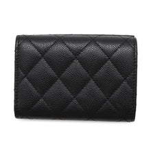 Load image into Gallery viewer, CHANEL Matelasse Classic Small Flap Wallet BlackAP0230 Caviar Leather
