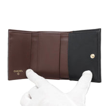 Load image into Gallery viewer, CHANEL Matelasse Classic Small Flap Wallet BlackAP0230 Caviar Leather
