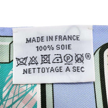 Load image into Gallery viewer, HERMES Twilly HERMES STORY HERMES STORY Blue Pale/Rose/Vert Silk100%
