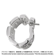 将图像加载到图库查看器中，CARTIER Maillon PANTHERE Earrings 3 Row Pavé DiamondB8032600 18K White Gold
