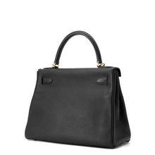 Load image into Gallery viewer, HERMES Kelly Retourne Black Togo Leather Size 28
