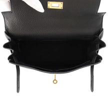 Load image into Gallery viewer, HERMES Kelly Retourne Black Togo Leather Size 28
