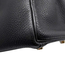 Load image into Gallery viewer, HERMES Kelly Retourne Black Togo Leather Size 28
