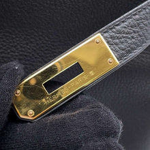 Load image into Gallery viewer, HERMES Kelly Retourne Black Togo Leather Size 28
