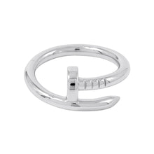 Load image into Gallery viewer, CARTIER Juste un Clou Ring Size 54/#14B4099254 18K White Gold

