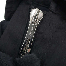 将图像加载到图库查看器中，HERMES Zip-up Dress Mosaique motif Size 40 Black Cotton100%
