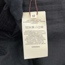 将图像加载到图库查看器中，HERMES Zip-up Dress Mosaique motif Size 40 Black Cotton100%
