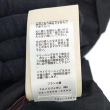 将图像加载到图库查看器中，HERMES Zip-up Dress Mosaique motif Size 40 Black Cotton100%
