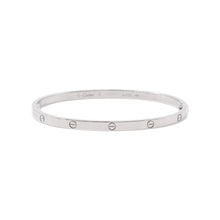 将图像加载到图库查看器中，CARTIER Love Bracelet SM Small Model Size SM/17B6047417 18K White Gold
