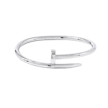 将图像加载到图库查看器中，CARTIER Juste Un Clou Bracelet Classic Model Size 16B6048316 18K White Gold
