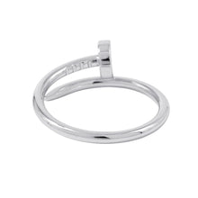 将图像加载到图库查看器中，CARTIER Justo Encre Ring SM Size 51/#11B4226051 18K White Gold
