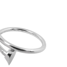 将图像加载到图库查看器中，CARTIER Justo Encre Ring SM Size 51/#11B4226051 18K White Gold
