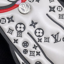 Load image into Gallery viewer, LOUIS VUITTON Porte Cles・Dalmatien Key Chain Key Ring Noir/WhiteM00746 Leather
